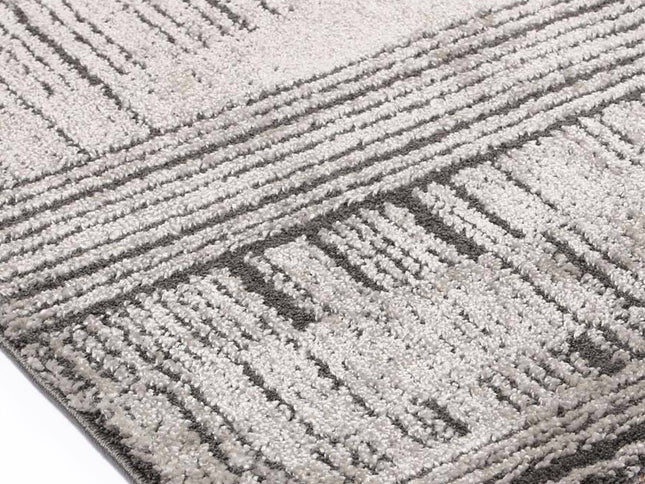 Legend Minerva Geometric Grey Rug