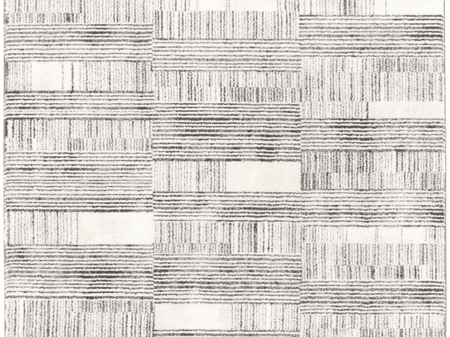 Legend Pan Geometric Light Grey Rug