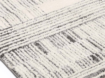 Legend Pan Geometric Light Grey Rug