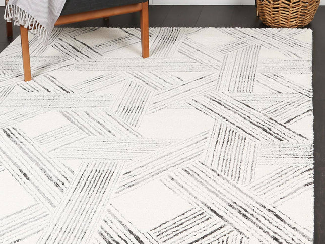 Legend Skadi Geometric Light Grey Rug