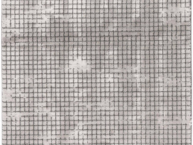 Legend Bacchus Geometric Grey Rug