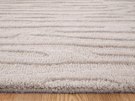 Les Nomades Sandstorm Beige Wool Rug