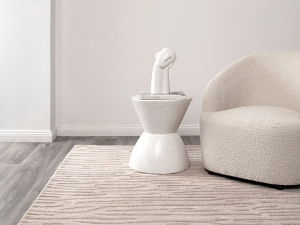 Les Nomades Sandstorm Beige Wool Rug
