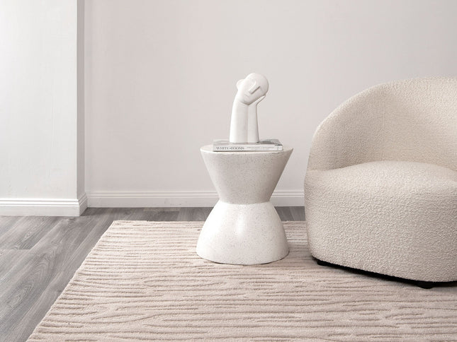 Les Nomades Sandstorm Beige Wool Rug