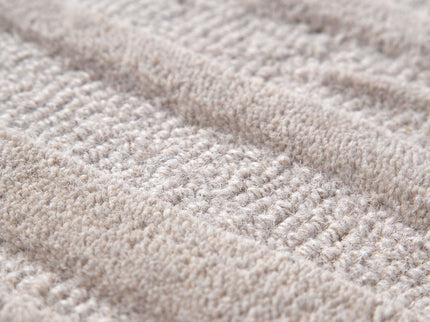 Les Nomades Sandstorm Beige Wool Rug