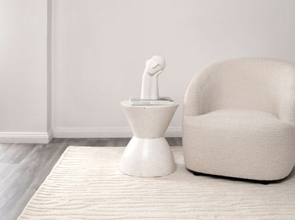 Les Nomades Sandstorm Cream Wool Rug
