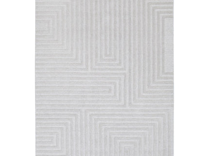 Les Nomades Felix Light Grey Wool Rug