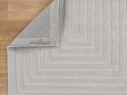 Les Nomades Felix Light Grey Wool Rug