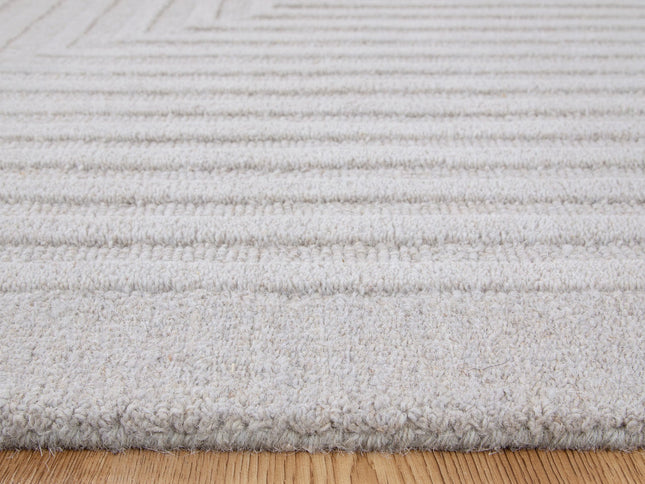 Les Nomades Felix Light Grey Wool Rug