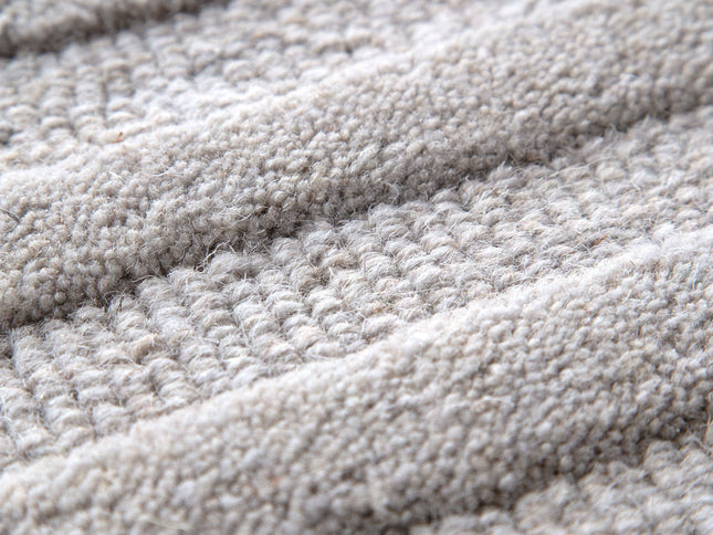 Les Nomades Felix Light Grey Wool Rug
