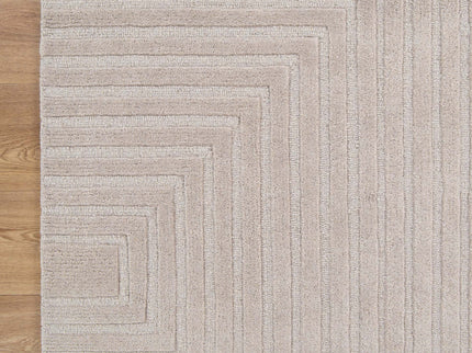 Les Nomades Felix Beige Wool Rug