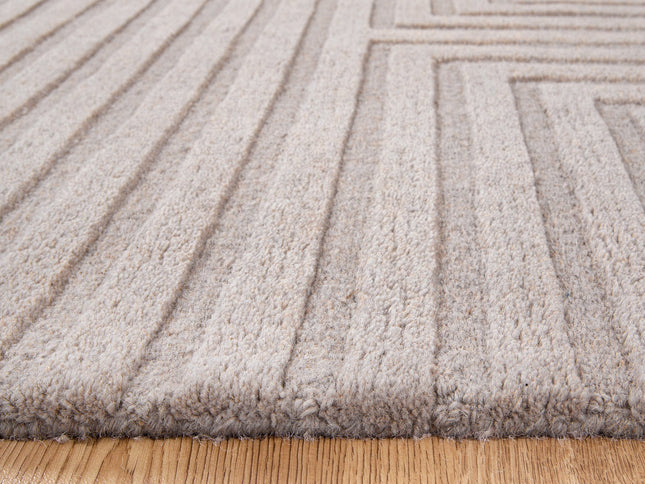Les Nomades Felix Beige Wool Rug