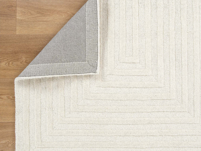 Les Nomades Felix Cream Wool Rug