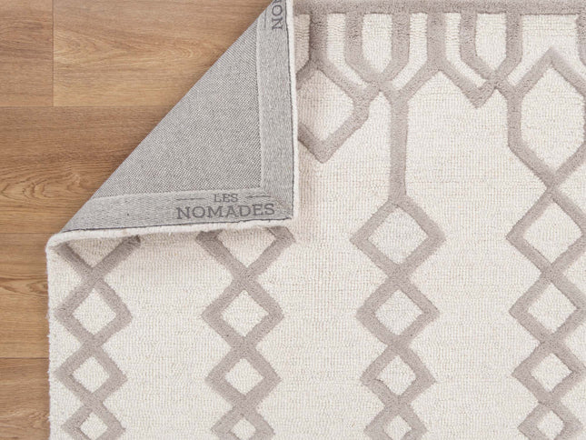 Les Nomades Senso Beige Wool Rug