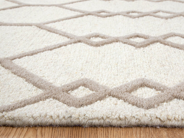 Les Nomades Senso Beige Wool Rug