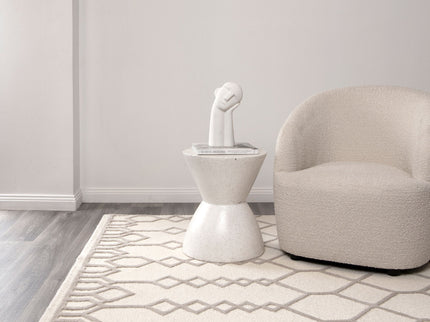 Les Nomades Senso Beige Wool Rug