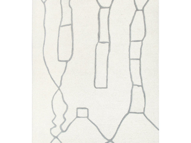 Les Nomades Souk Cream / Grey Wool Rug