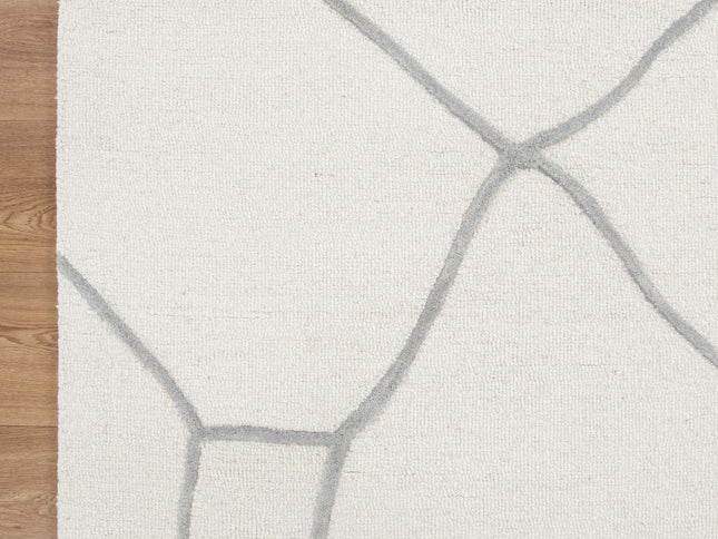 Les Nomades Souk Cream / Grey Wool Rug