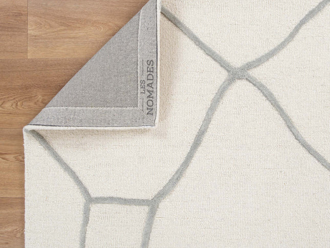 Les Nomades Souk Cream / Grey Wool Rug