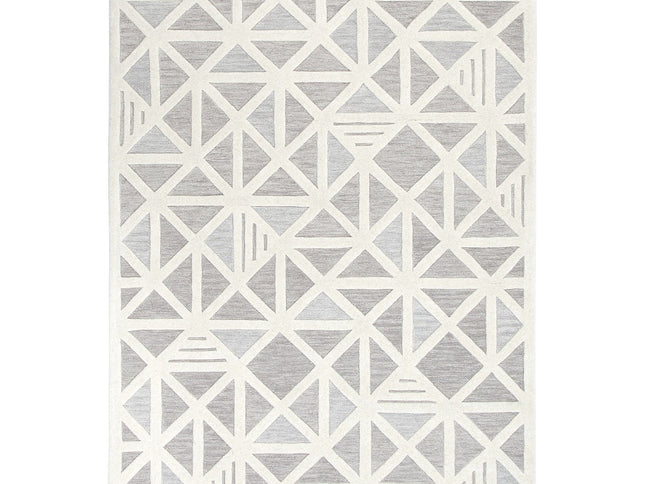 Les Nomades Trilogy Greige Wool Rug