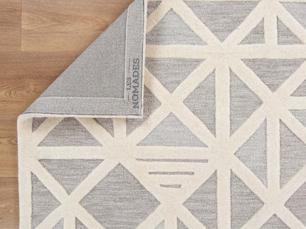Les Nomades Trilogy Greige Wool Rug