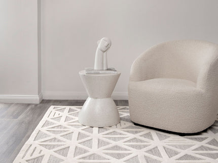 Les Nomades Trilogy Greige Wool Rug