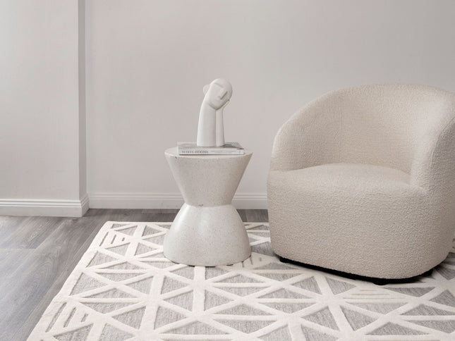 Les Nomades Trilogy Greige Wool Rug