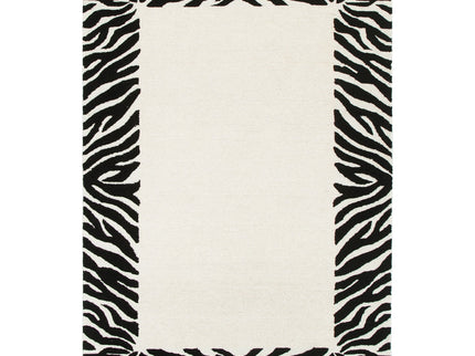 Les Nomades Zanzibar Black & White Wool Rug