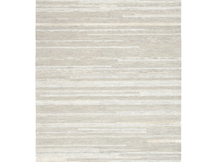 Les Nomades Linear Beige Wool Rug