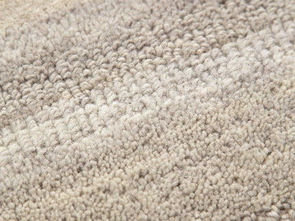 Les Nomades Linear Beige Wool Rug