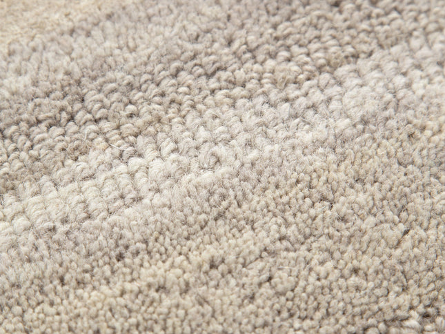 Les Nomades Linear Beige Wool Rug