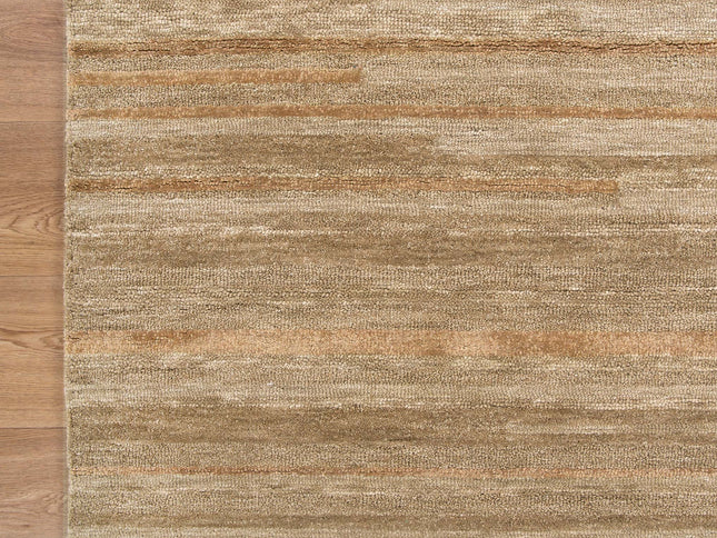 Les Nomades Linear Caramel Wool Rug