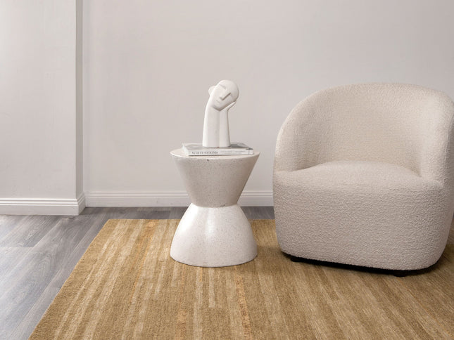 Les Nomades Linear Caramel Wool Rug