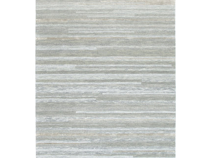 Les Nomades Linear Light Ash Wool Rug