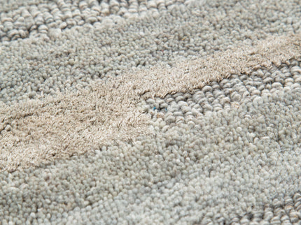 Les Nomades Linear Light Ash Wool Rug