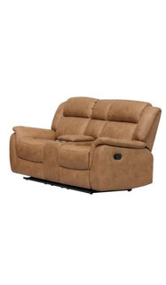 Liberty 2 Seater Manual Recliner - Tan
