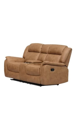 Liberty 2 Seater Manual Recliner - Tan