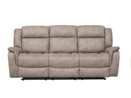 Liberty 3 Seater Manual Recliner - Grey