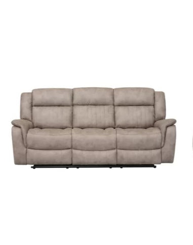 Liberty 3 Seater Manual Recliner - Grey