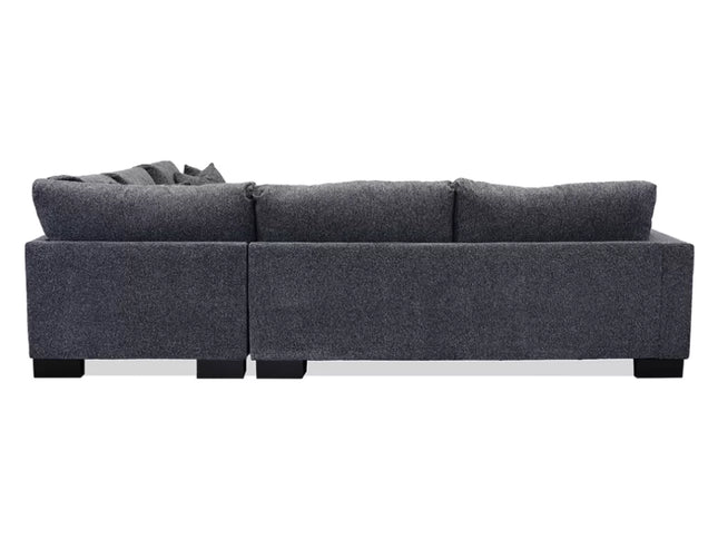 Lewis Corner Lounge - Milan 455 Charcoal