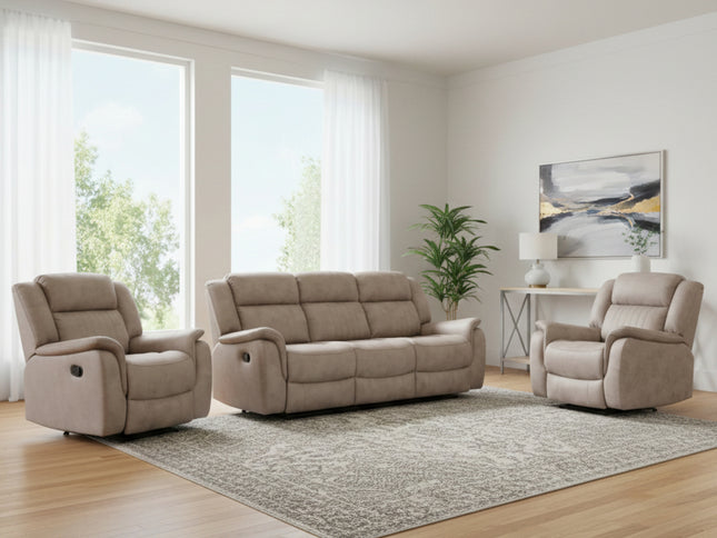 Liberty 3+1+1 Manual Recliner - Grey