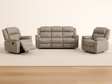 Liberty 3+1+1 Manual Recliner - Grey