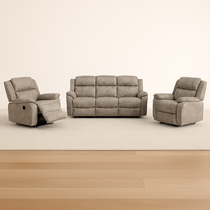 Liberty 3+1+1 Manual Recliner - Grey