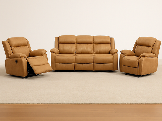 Liberty 3+1+1 Manual Recliner - Tan