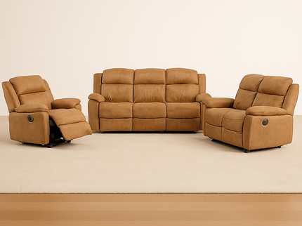 Liberty 3+2+1 Manual Recliner - Tan