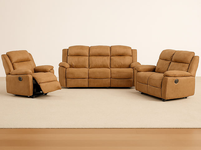 Liberty 3+2+1 Manual Recliner - Tan