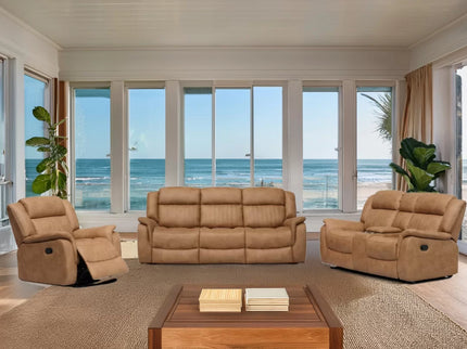 Liberty 3+2+1 Manual Recliner - Tan