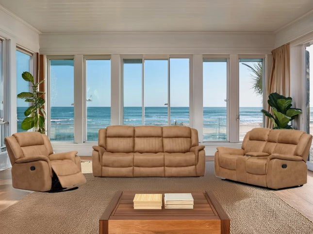 Liberty 3+2+1 Manual Recliner - Tan