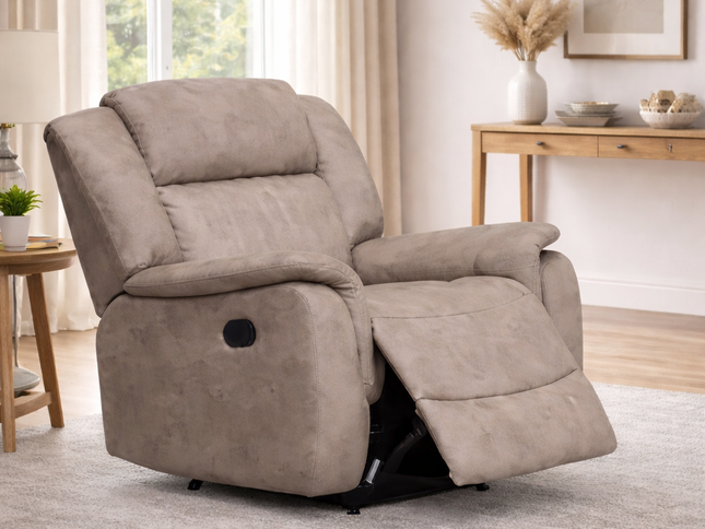 Liberty 1 Seater Manual Recliner - Grey