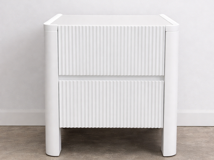 Lisbon Bedside - White